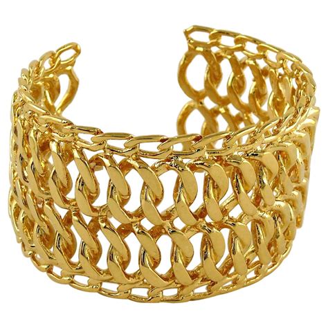 2007 chanel cuff|vintage chanel gold cuff bracelet.